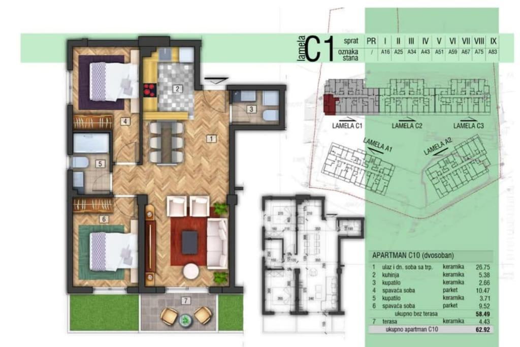 Apartment Twobedroom Lux +garage Budva